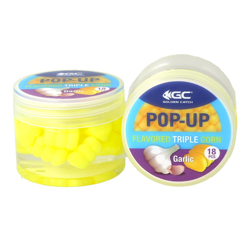 Кукурудза в діпі GC Pop-Up Triple Flavored Garlic (часник) 18 шт.