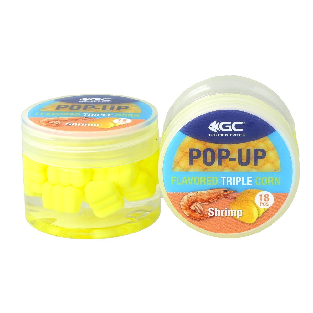 Кукуруза в дипе GC Pop-Up Triple Flavored Shrimp (креветка) 18 шт.