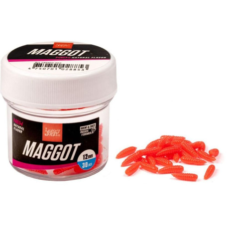 Опарыш силиконовый Lucky John Maggot 12мм (30 шт.) #002