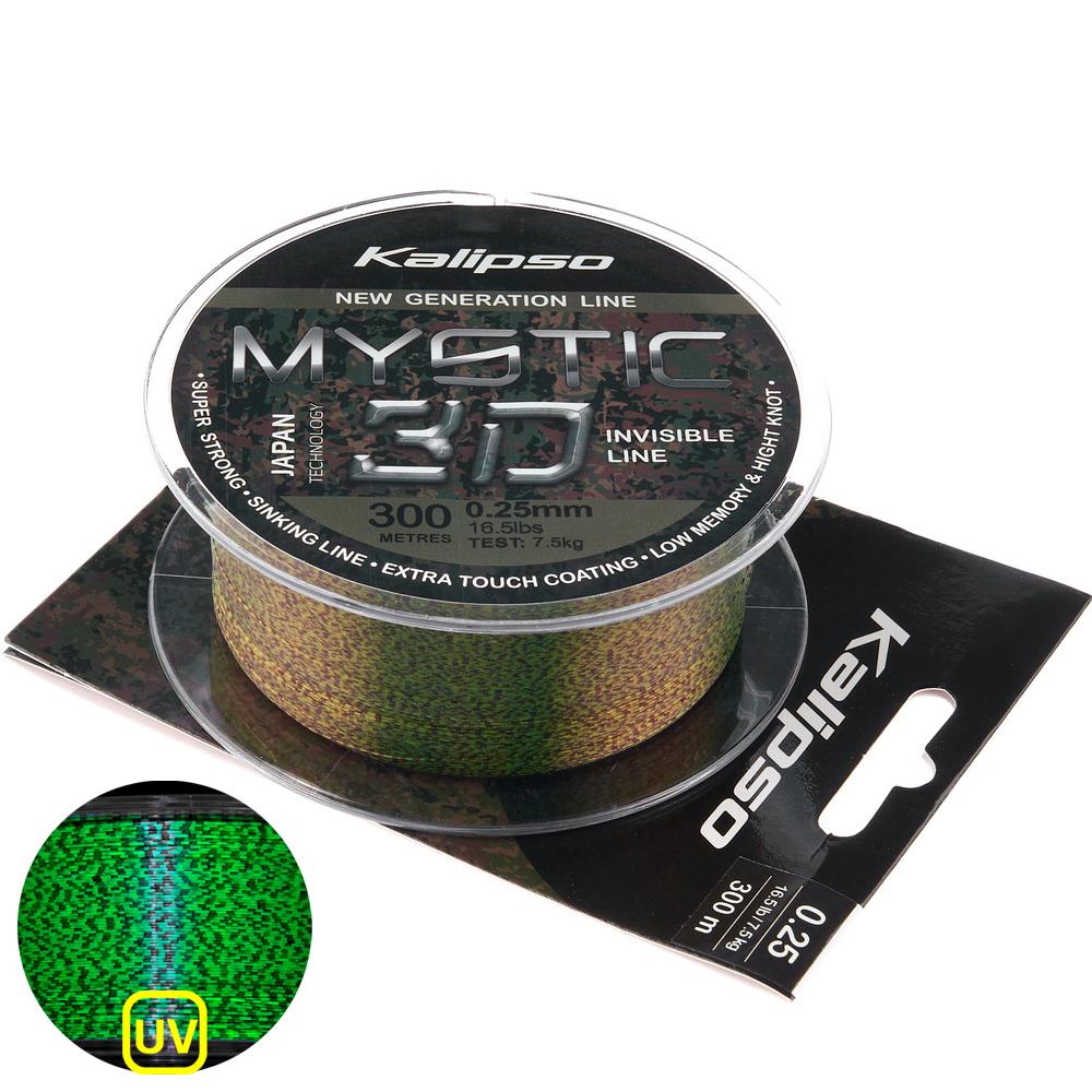 Леска Kalipso Mystic 3D 300м 0.25мм 7.5кг