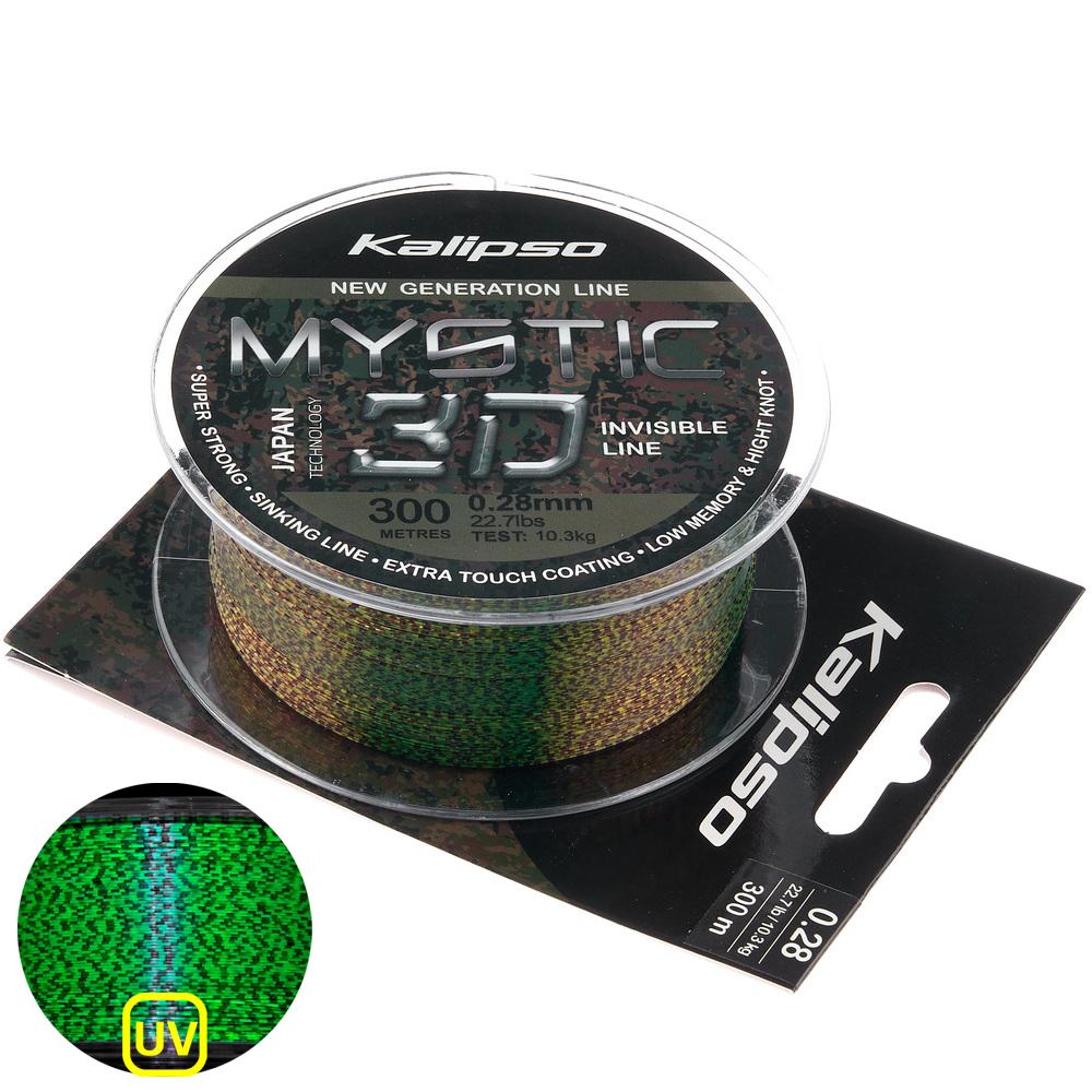 Леска Kalipso Mystic 3D 300м 0.28мм 10.3кг