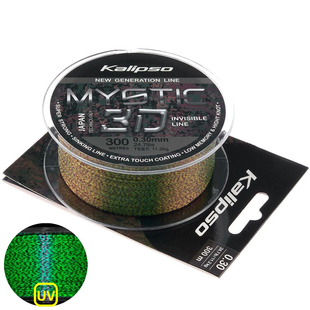Леска Kalipso Mystic 3D 300м 0.30мм 11.2кг