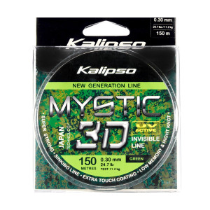 Леска Kalipso Mystic 3D Green 150м 0.30мм 11.2кг