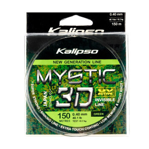 Леска Kalipso Mystic 3D Green 150м 0.40мм 18.2кг