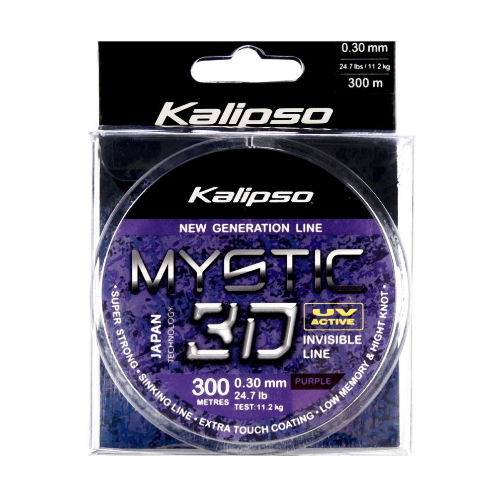 Леска Kalipso Mystic 3D Purple 300м 0.30мм 11.2кг
