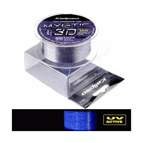 Волосінь Kalipso Mystic 3D Purple 300м 0.28мм 10.3кг