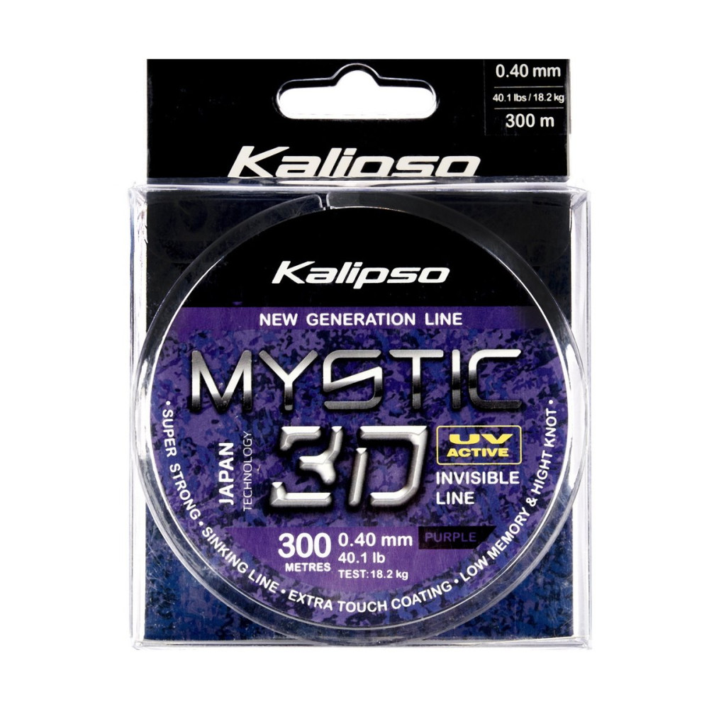 Леска Kalipso Mystic 3D Purple 300м 0.40мм 18.2кг