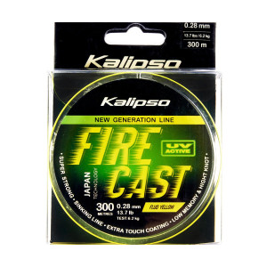Леска Kalipso Fire Cast FY 300м 0.28мм 6.2кг