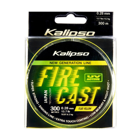 Волосінь Kalipso Fire Cast FY 300м 0.28мм 6.2кг