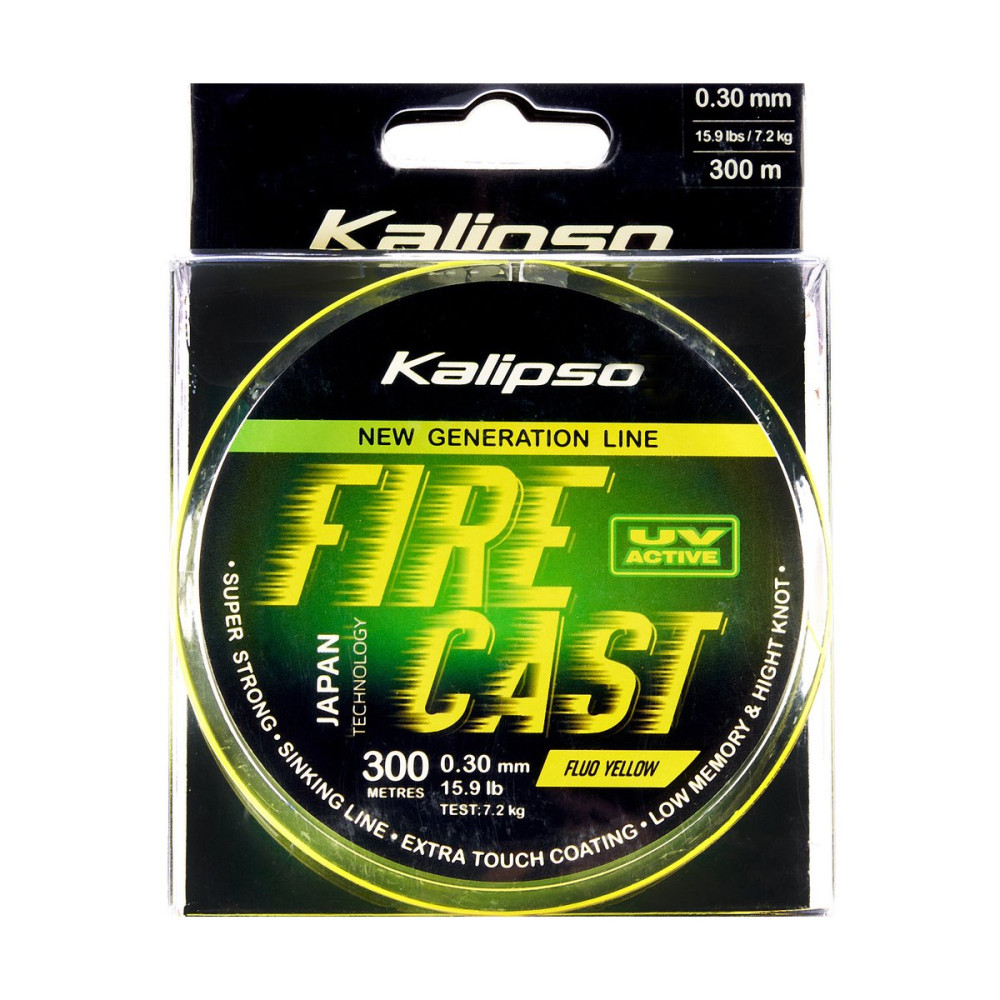 Леска Kalipso Fire Cast FY 300м 0.30мм 7.2кг