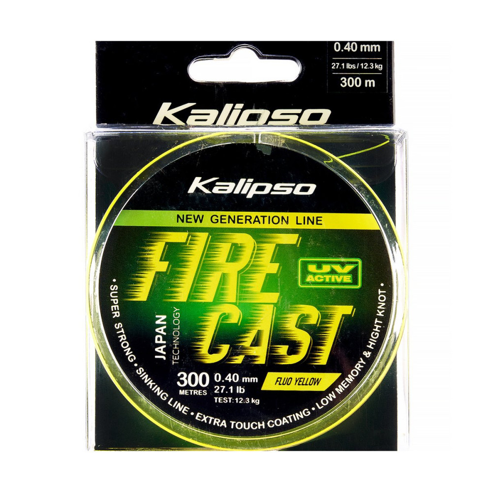 Леска Kalipso Fire Cast FY 300м 0.40мм 12.3кг