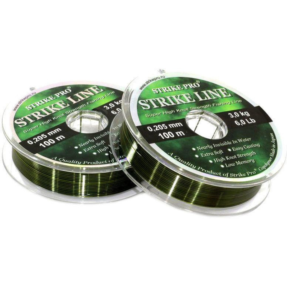 Волосінь Strike Pro Strike Line 100м 0.205мм
