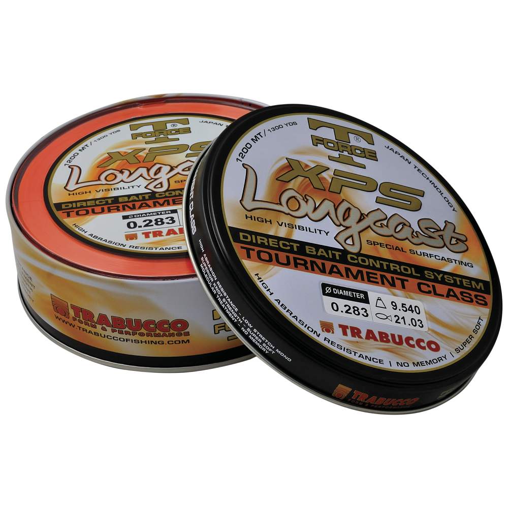 Леска Trabucco T-FORCE XPS Longcast Fluo 1200м 0.350мм 15.79кг