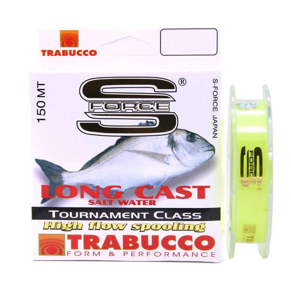 Леска Trabucco S-FORCE LONG CAST 150м 0.22мм 6.95кг