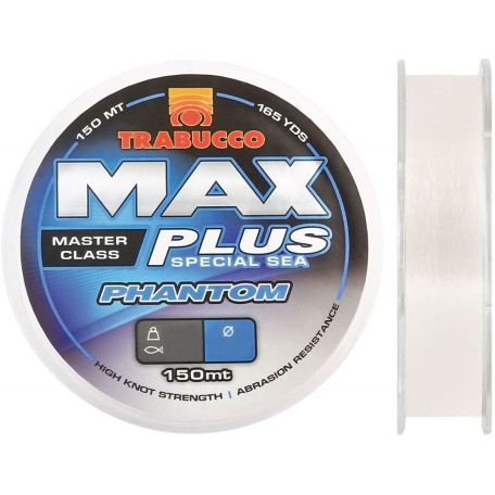 Леска Trabucco MAX PLUS PHANTOM 150м 0.18мм 3.20кг