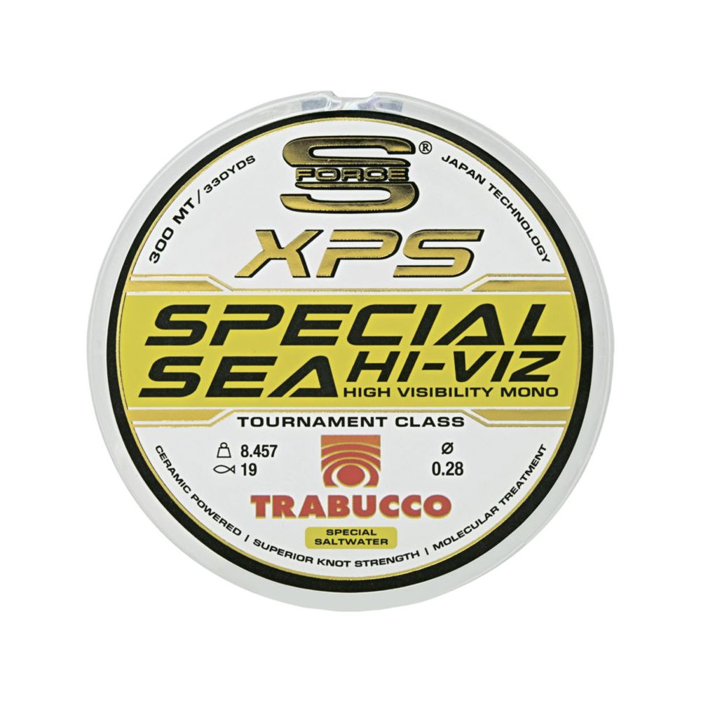 Леска Trabucco S-FORCE Special Sea Hi-Viz 600м 0.30мм 9.14кг