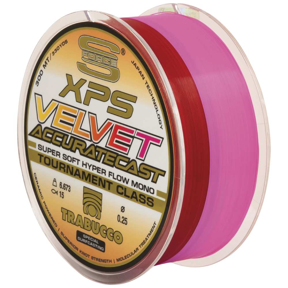 Волосінь Trabucco S-FORCE XPS Velvet Accurate Cast 300м 0.25мм 6.67кг