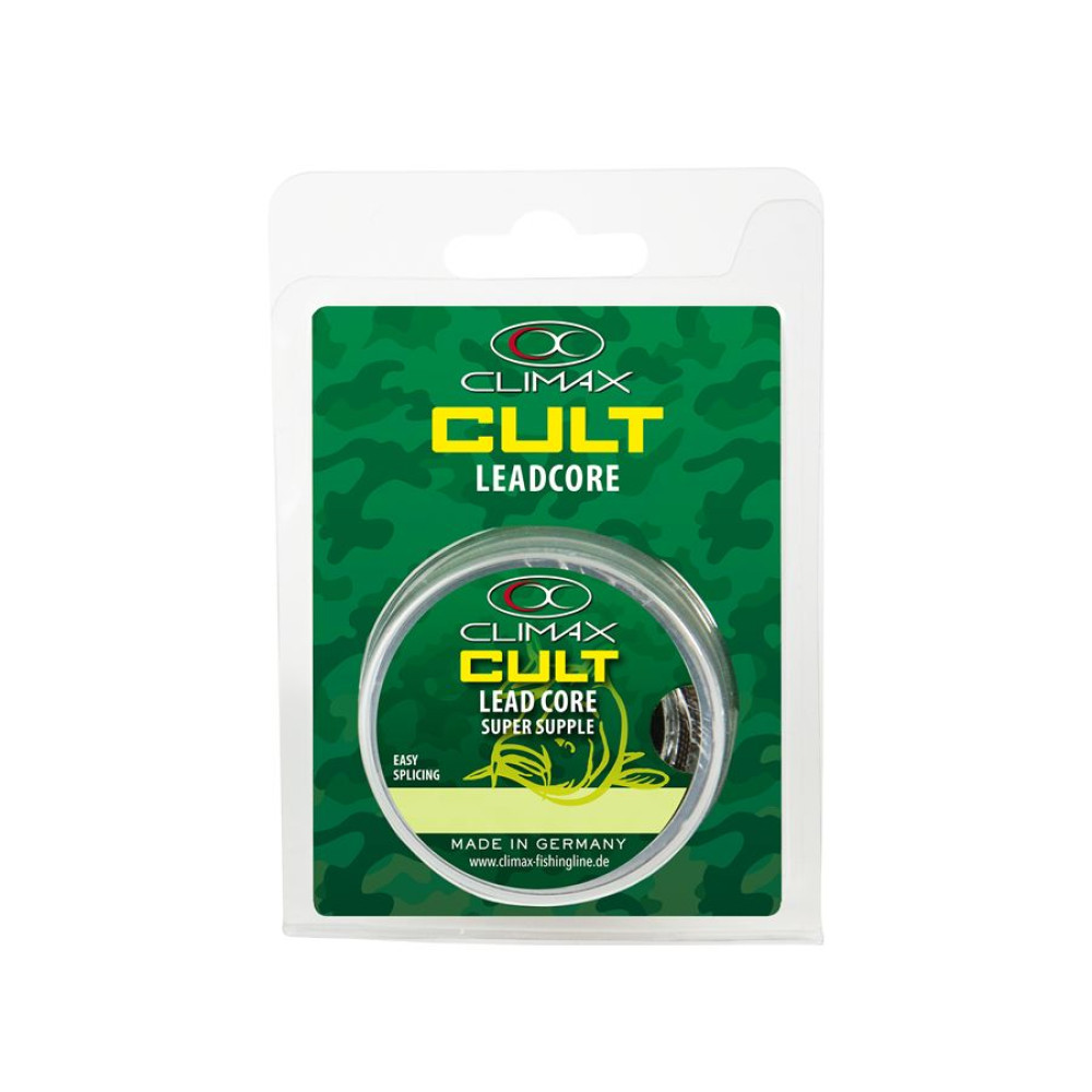 Лидкор Climax CULT Leadcore 65lb 30кг 10м (weed)