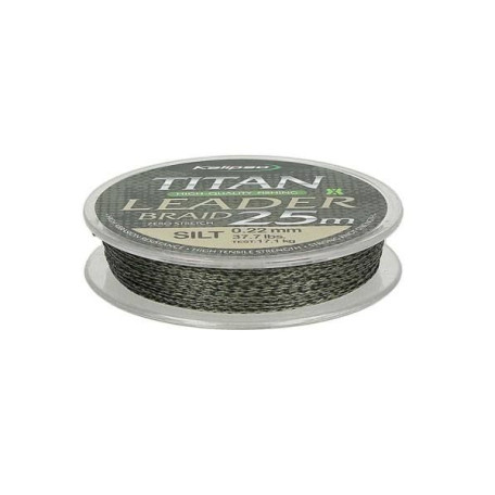 Шнур Kalipso Titan Leader Braid Silt 25м 0.25мм 19.5кг