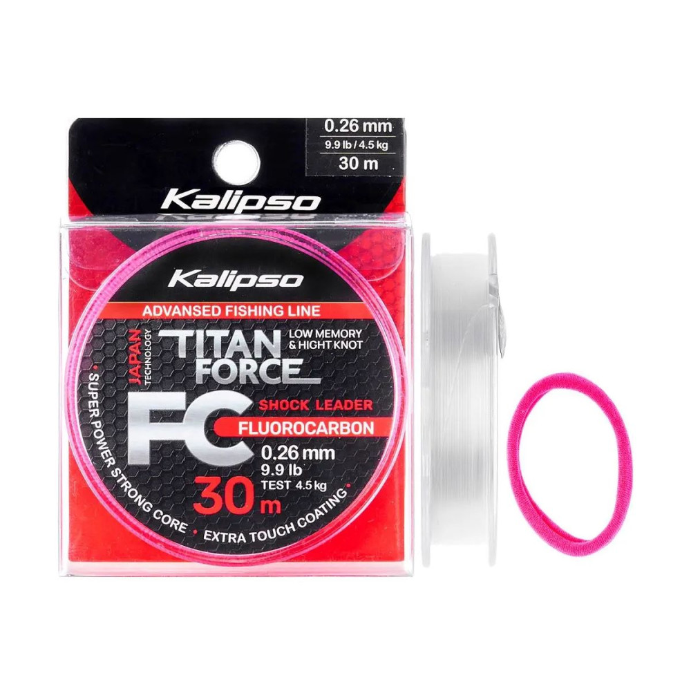 Флюорокарбон Kalipso Titan Force FC Leader Ø–0.26мм (30м)