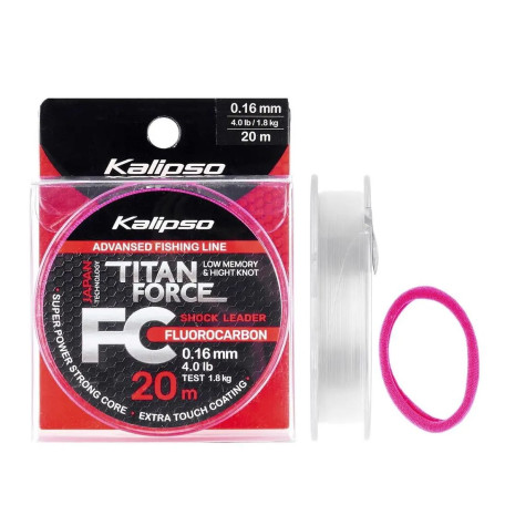 Флюорокарбон Kalipso Titan Force FC Leader Ø–0.22мм (20м)