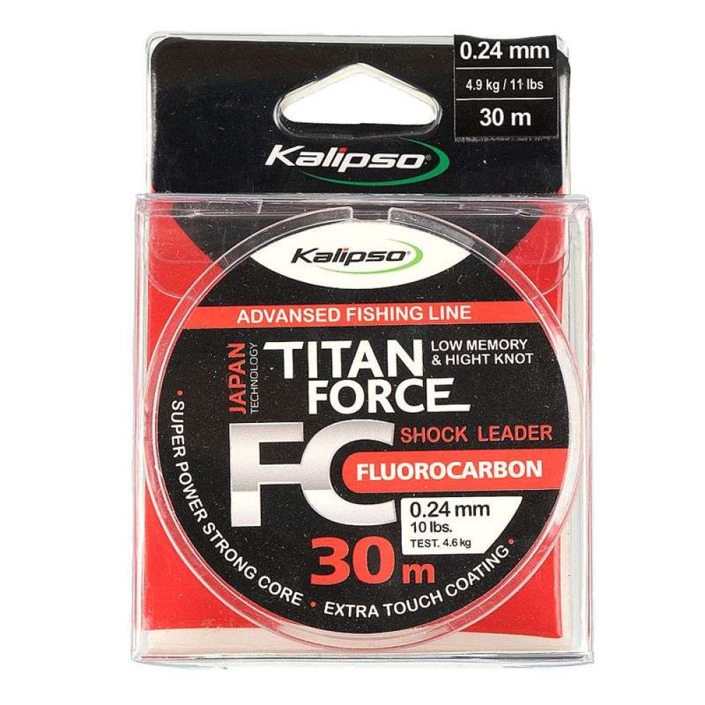 Флюорокарбон Kalipso Titan Force FC Leader Ø–0.12мм (30м)