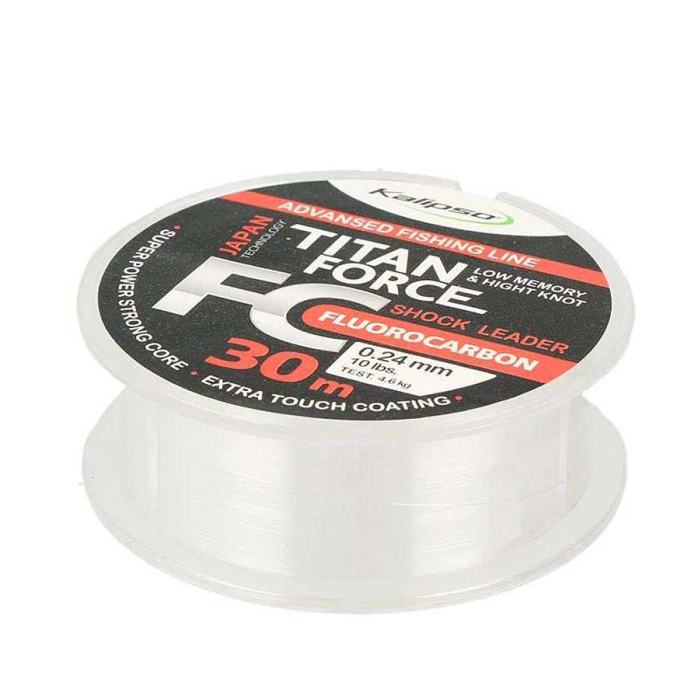 Флюорокарбон Kalipso Titan Force FC Leader Ø–0.12мм (30м)