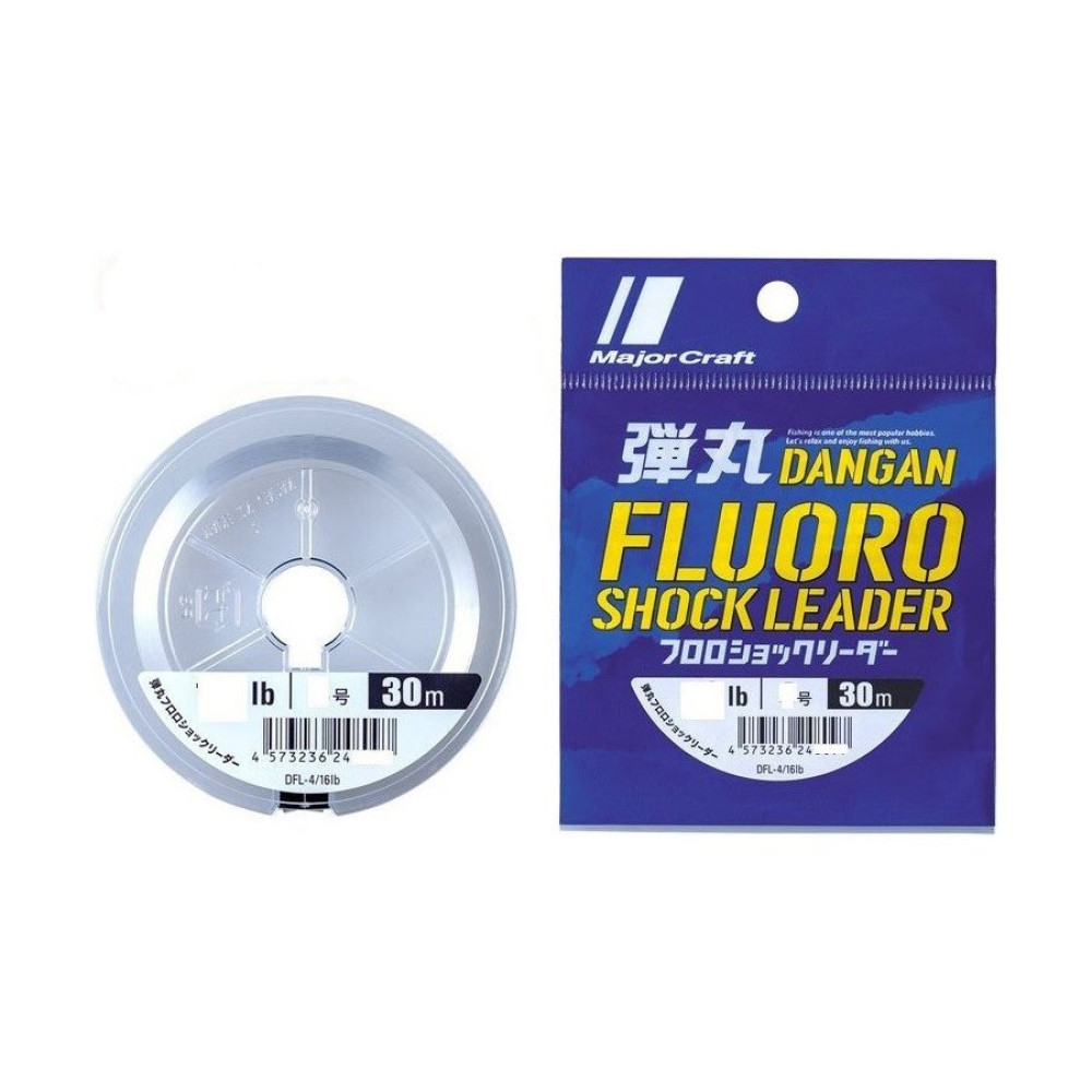 Флюорокарбон Major Craft Fluoro Shock Leader Dangan 30м 0.165мм 1.8кг №1.0 4.0lb