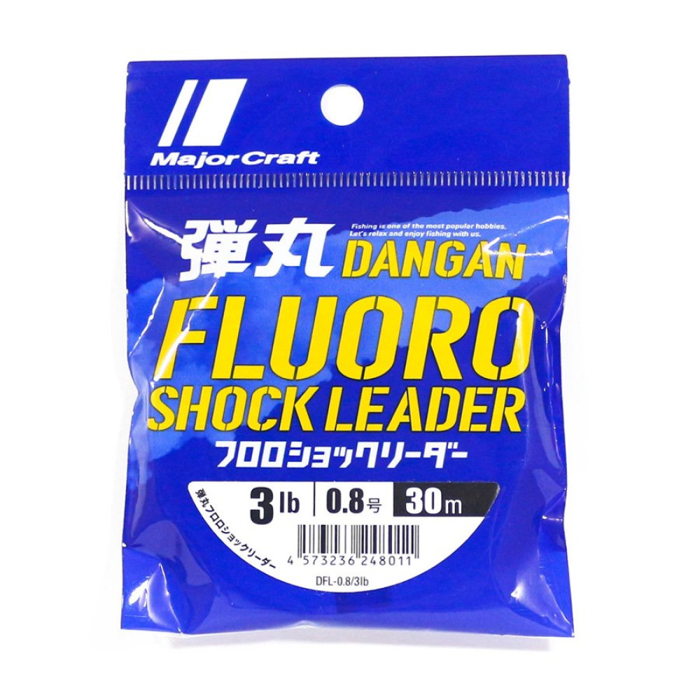 Флюорокарбон Major Craft Fluoro Shock Leader Dangan 30м 0.165мм 1.8кг №1.0 4.0lb