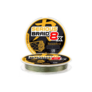 Шок-лидер Carp Zoom Serious 8X Braided Line Green 120м 0.3мм 23.75кг