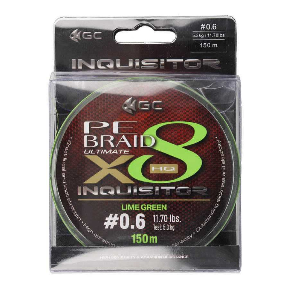 Шнур GC Inquisitor X8 LG 150м PE #0.6 5.3кг