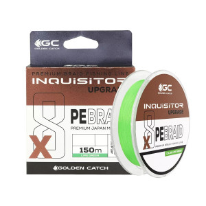 Шнур GC Inquisitor PE X8 Upgrade 150м #0.6 Lime Green 5.1кг
