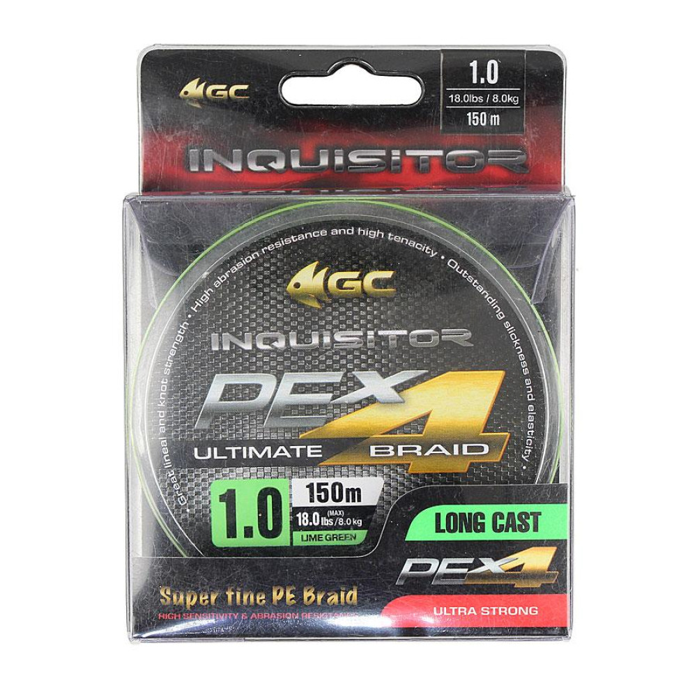 Шнур GC Inquisitor X4 LG 150м PE #1.0 8.0кг