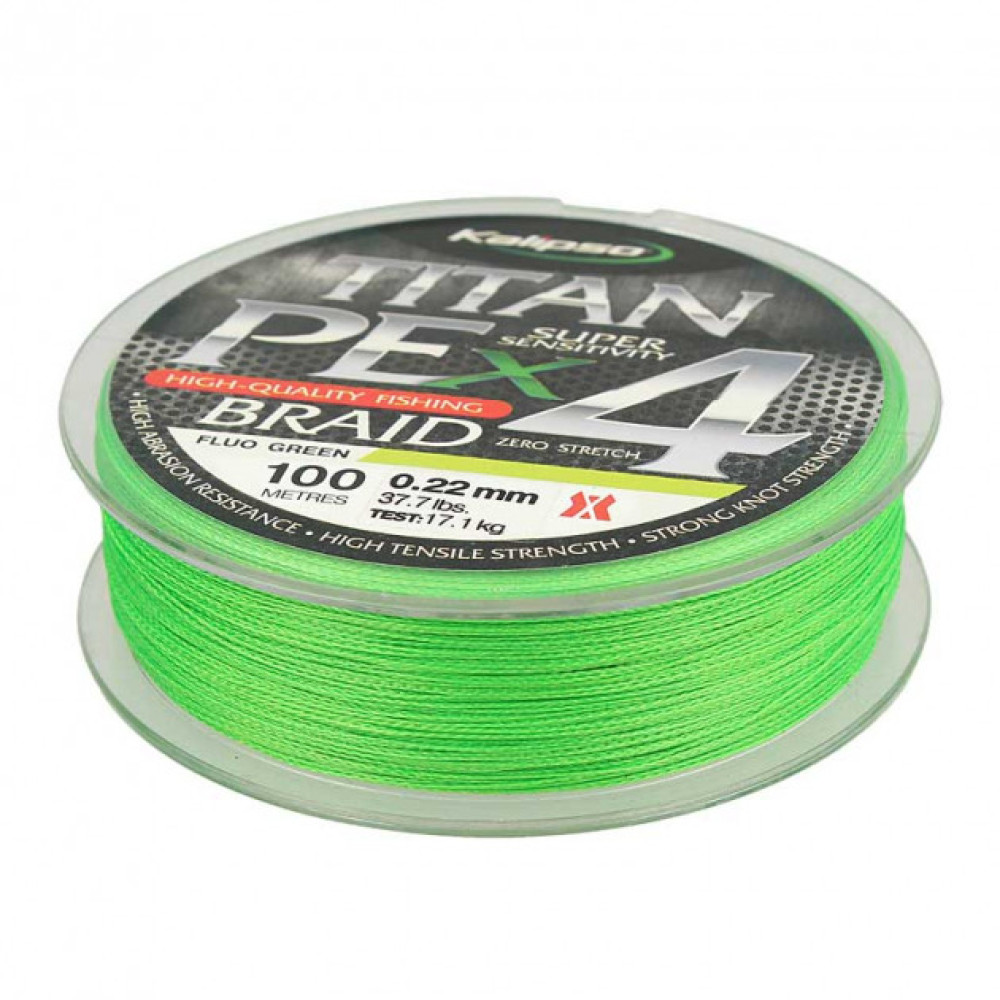 Шнур Kalipso Titan PE X4 FG 150м 0.10мм 6.1кг