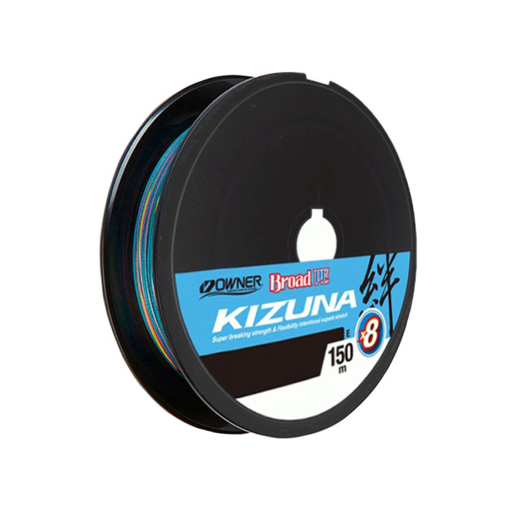 Шнур Owner Kizuna Broad PE×8 150м 0.12мм 5.4кг (Multicolor)
