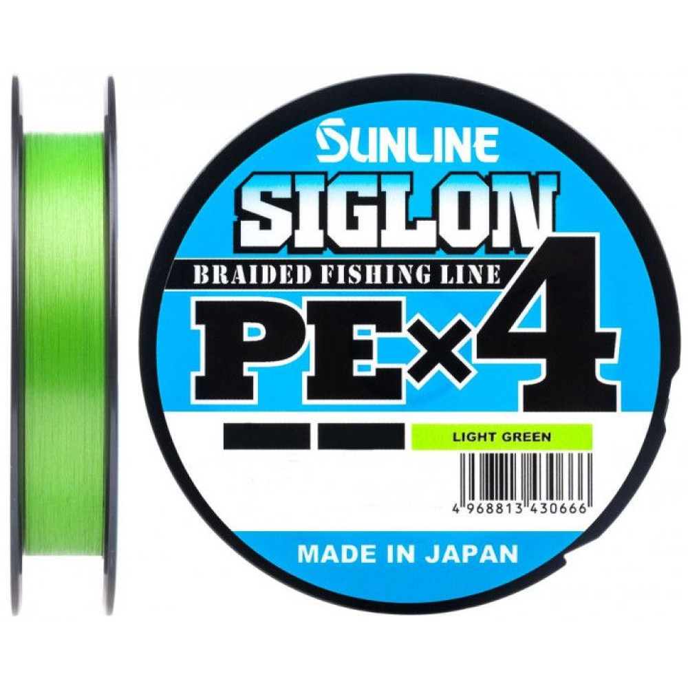 Шнур Sunline Siglon PE X4 150m #1.0/0.171mm 16lb/7.7kg (салатовий)