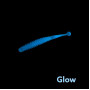 Силикон Big Baits Ball Tail Aji 2.4" #011 white/glow (10шт.)