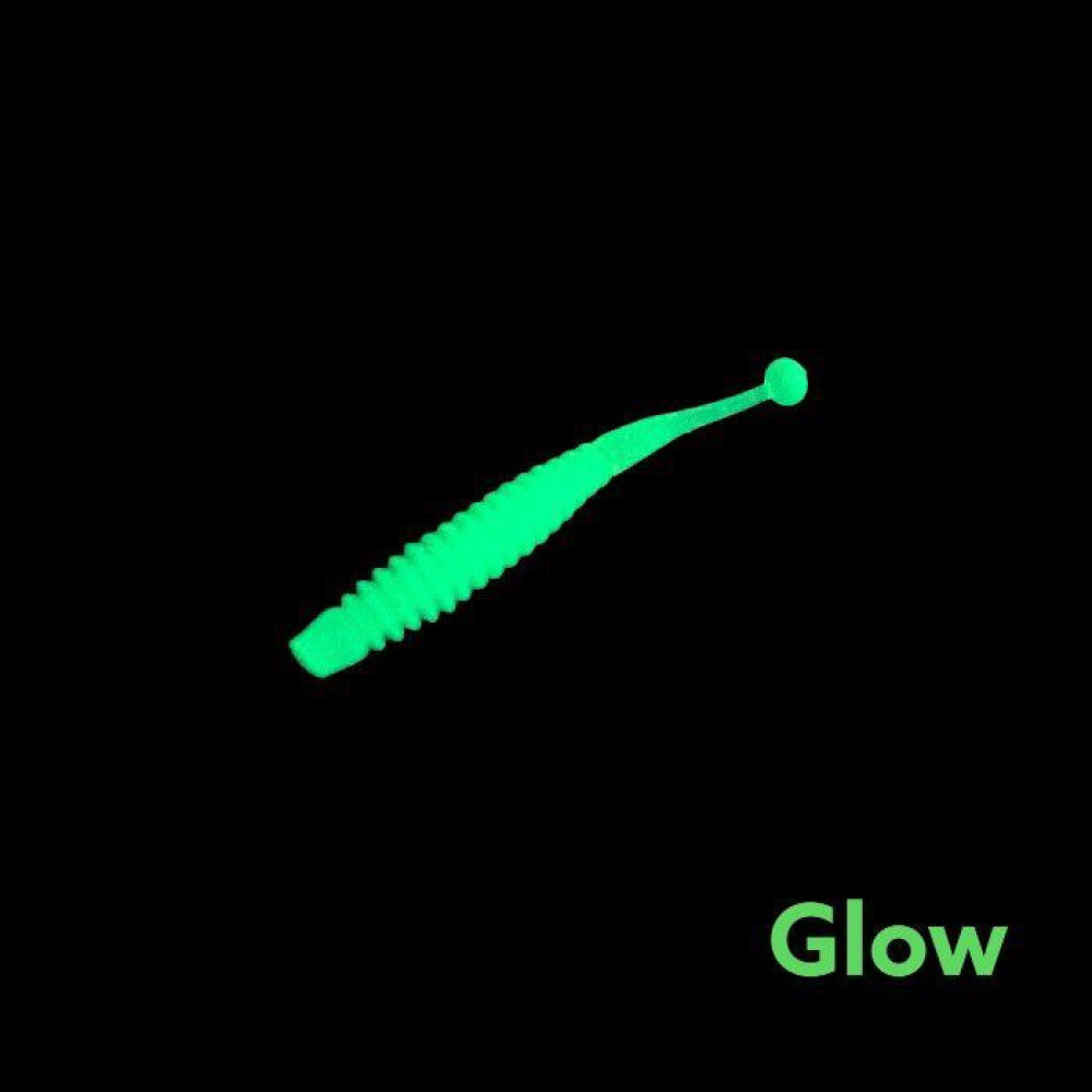 Силикон Big Baits Ball Tail Aji 2.4" #014 lime/glow (10шт.)
