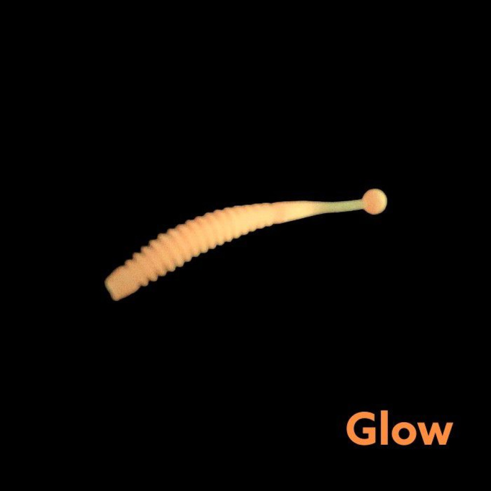 Силикон Big Baits Ball Tail Aji 2.4" #015 red/glow (10шт.)