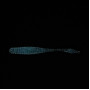 Силикон Big Baits Ribbed Leech 1.8" #010 clear/glow (10шт.)