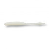 Силикон Big Baits Ribbed Leech 1.8" #011 white/glow (10шт.)