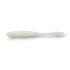 Силикон Big Baits Ribbed Leech 1.8" #011 white/glow (10шт.)