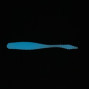 Силикон Big Baits Ribbed Leech 1.8" #011 white/glow (10шт.)