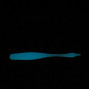 Силикон Big Baits Ribbed Leech 1.8" #012 blue/glow (10шт.)