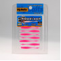 Силикон Big Baits Ribbed Leech 1.8" #013 pink/glow (10шт.)