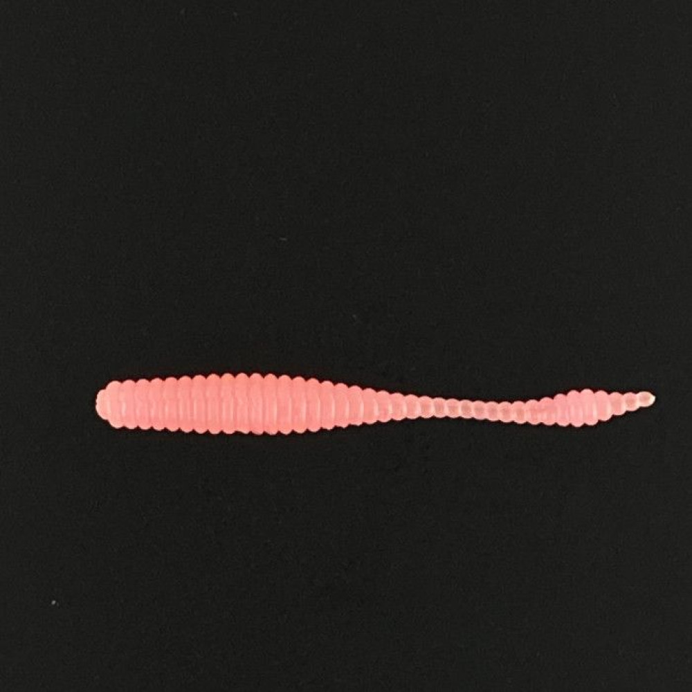 Силикон Big Baits Ribbed Leech 1.8" #013 pink/glow (10шт.)