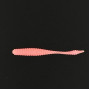 Силикон Big Baits Ribbed Leech 1.8" #013 pink/glow (10шт.)