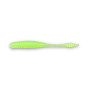 Силикон Big Baits Ribbed Leech 1.8" #014 lime/glow (10шт.)