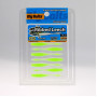 Силикон Big Baits Ribbed Leech 1.8" #014 lime/glow (10шт.)
