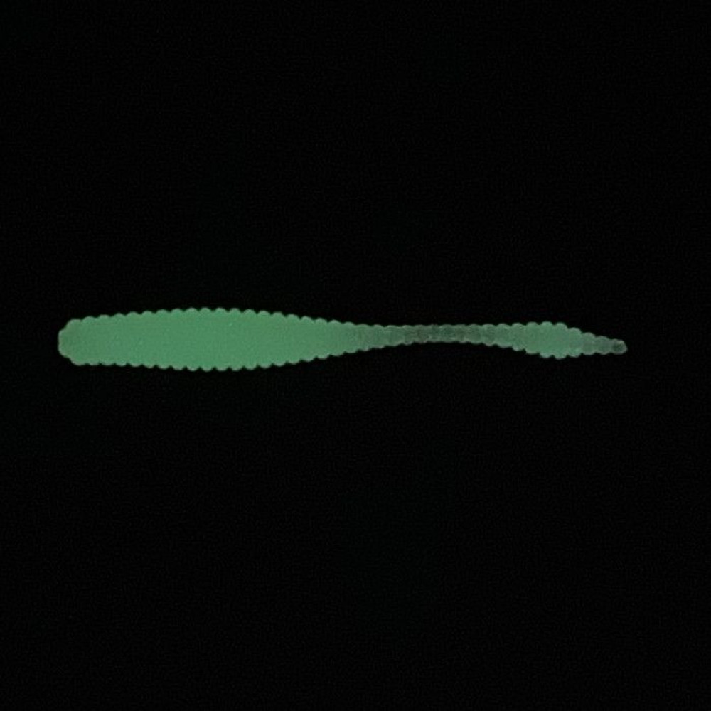 Силикон Big Baits Ribbed Leech 1.8" #014 lime/glow (10шт.)